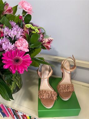 Gianni Bini Petal Wedge Sandals
